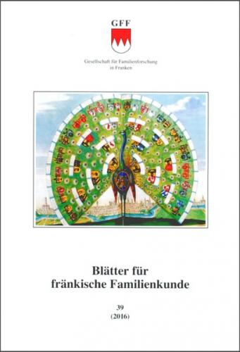 Blätter für fränkische Familienkunde 39 