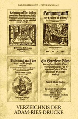 Verzeichnis der Adam-Ries-Drucke 
