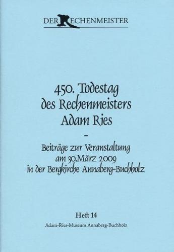 450. Todestag des Rechenmeisters ADAM RIES 