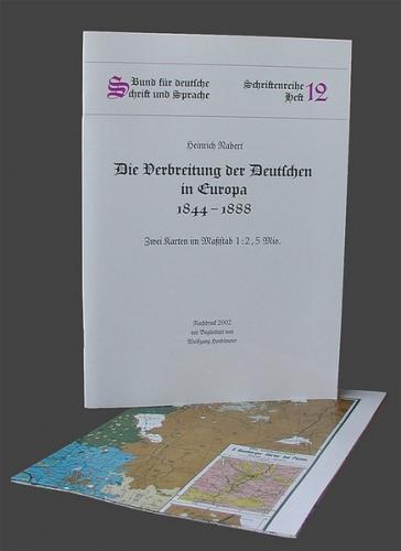 Die Verbreitung der Deutschen in Europa 1844-1888 