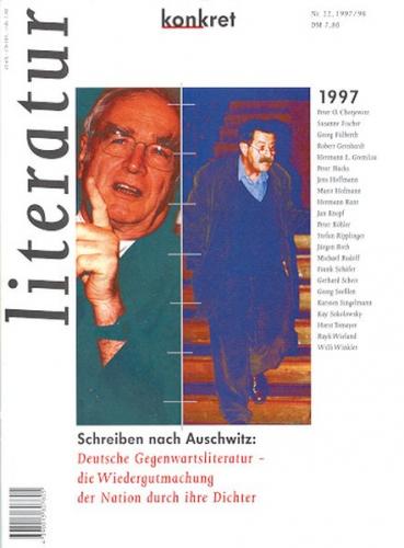 Literatur konkret / Schreiben nach Auschwitz: Deutsche 
