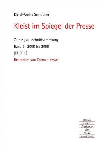 Kleist im Spiegel der Presse 