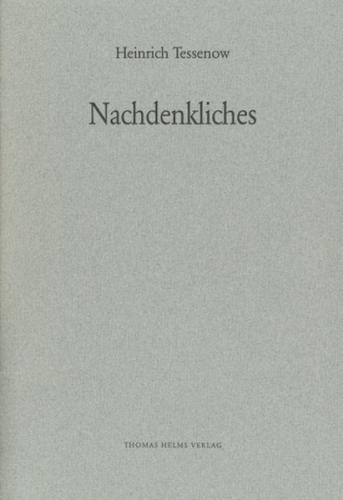 Nachdenkliches 