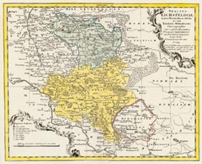 Historische Karte: Das Eichsfeld 1759 (Plano) 