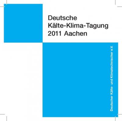 DKV Tagungsbericht / Deutsche Kälte-Klima-Tagung 2011 (Audio-Mp3) 