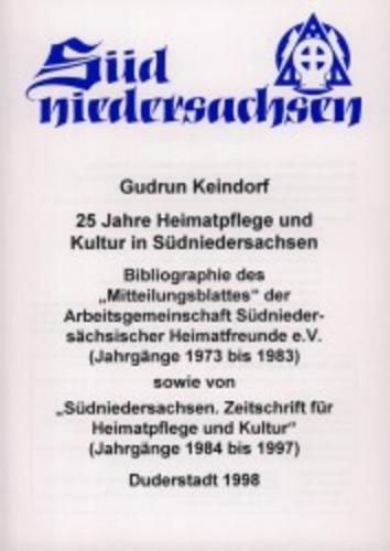 25 Jahre Heimatpflege und Kultur in Südniedersachsen 