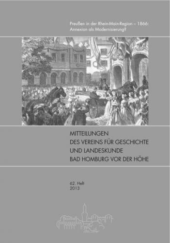 Mitteilungen des Vereins für Geschichte und Landeskunde Bad Homburg v.d.Höhe e.V. 