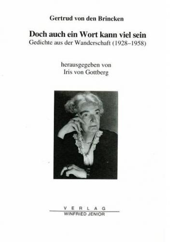 Doch auch ein Wort kann viel sein. 