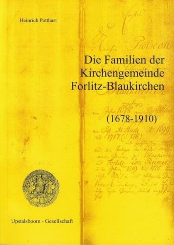 Die Familien der Kirchengemeinde Forlitz-Blaukirchen (1678-1910) 