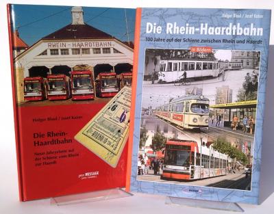 Geschichte der Rhein-Haardtbahn. 2 Bände im Schuber 
