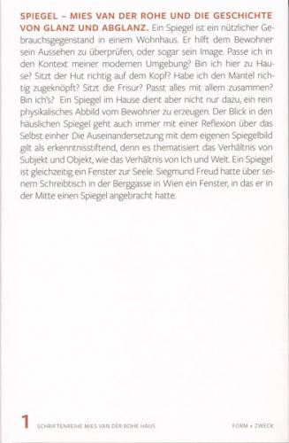 Spiegel – Mies van der Rohe und die Geschichte von Glanz und Abglanz 