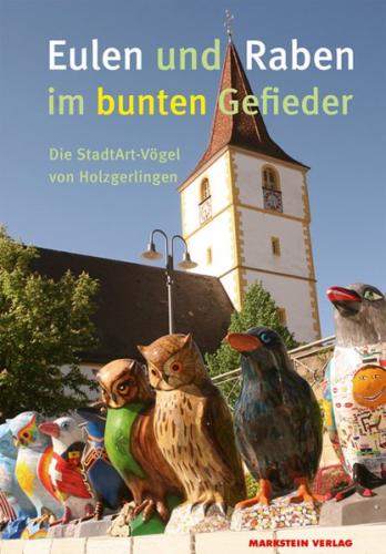 Eulen und Raben im bunten Gefieder 