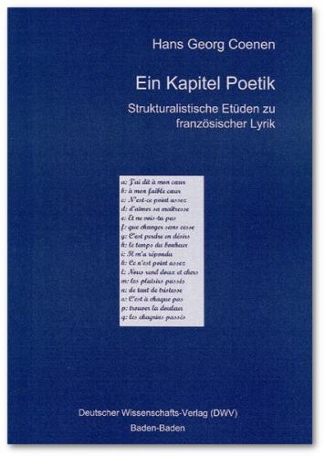 Ein Kapitel Poetik 