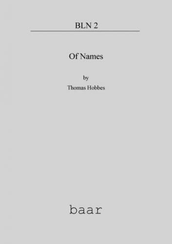 Of Names 