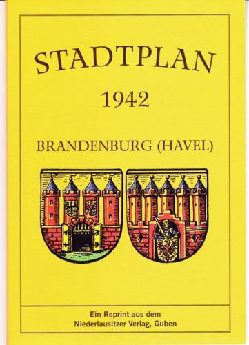 Stadtplan Brandenburg (Havel) 1942 