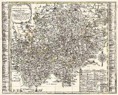 Historische Karte: Erzgebirge - Erzgebirgischer Kreis 1761 (Plano) 