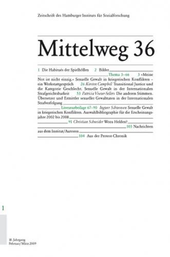 Sexuelle Gewalt in kriegerischen Konflikten 