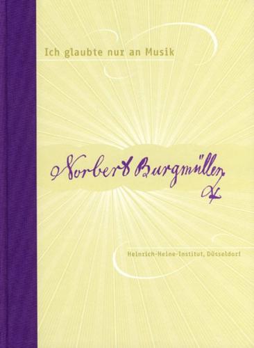 Ich glaubte nur an Musik 