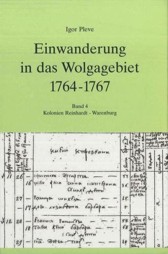 Einwanderung in das Wolgagebiet 1764-1767 