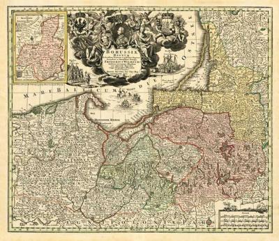 Grafschaft Stolberg und der Harz 1745 - Seutter (plano) 