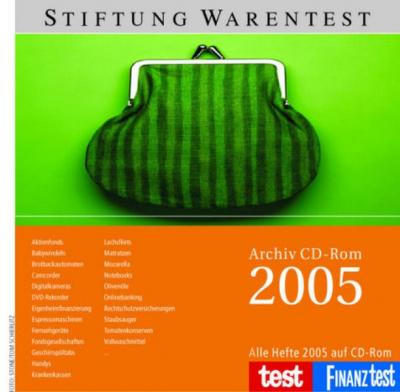 test und FINANZtest Archiv CD-Rom 2005 (Audio-Mp3) 