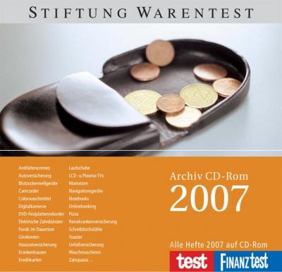 test und Finanztest Archiv CD-Rom 2007 (Audio-Mp3) 
