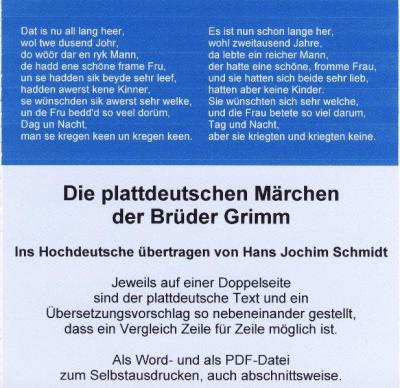 Die plattdeutschen Märchen der Brüder Grimm (Audio-Mp3) 