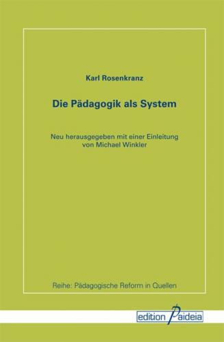 Die Pädagogik als System 