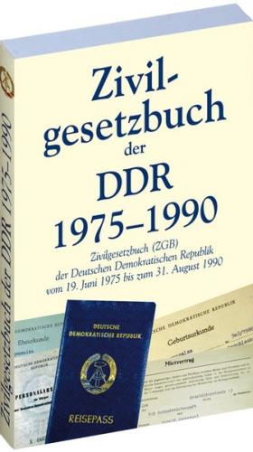 Zivilgesetzbuch der DDR 1975-1990 