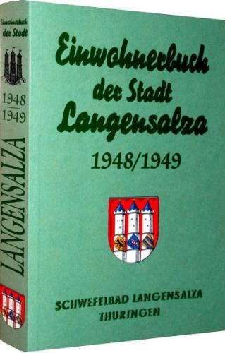 Einwohnerbuch der Stadt Langensalza 1948 /1949 