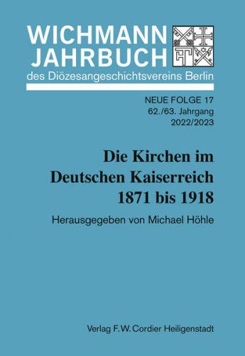 Wichmann-Jahrbuch des Diözesangeschichtsvereins Berlin 