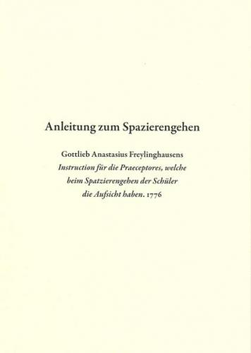 Anleitung zum Spazierengehen 