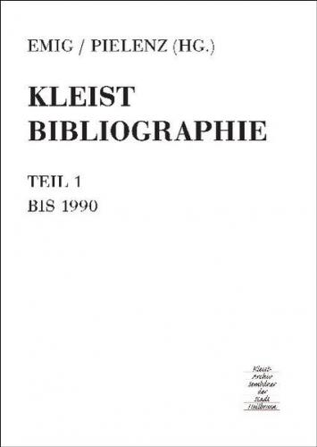 Kleist-Bibliographie 