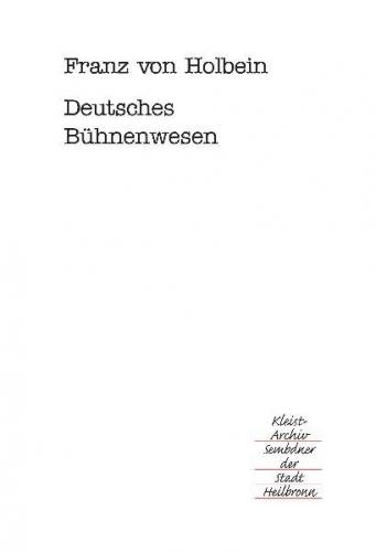 Deutsches Bühnenwesen 