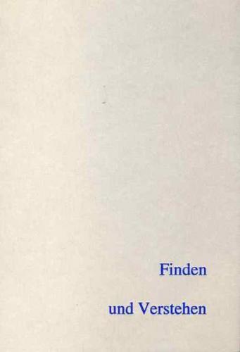 Finden und Verstehen 