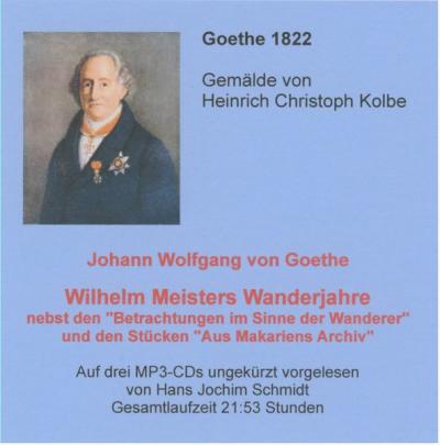 Wilhelm Meisters Wanderjahre (Audio-CD) 