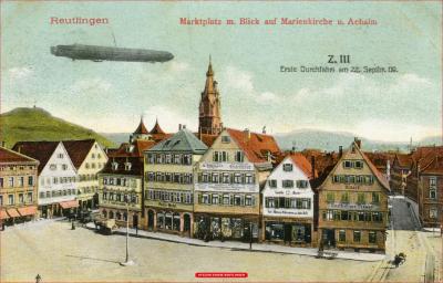 Zeppelin Z III über Reutlingen 