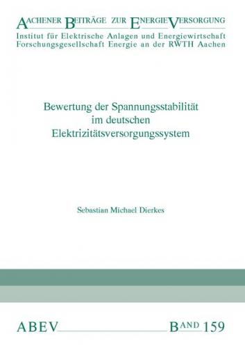 Bewertung der Spannungsstabilität im deutschen Elektrizitätsversorgungssystem 