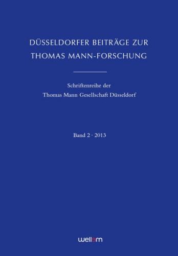 Düsseldorfer Beiträge zur Thomas Mann-Forschung 