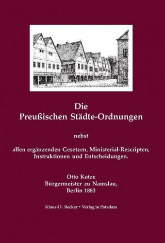 Die Preußischen Städteordnungen 