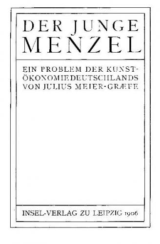 Der junge Menzel (Ebook) 