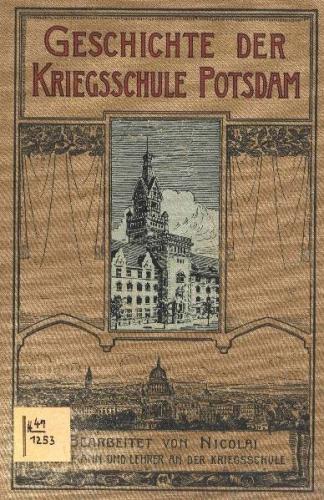 Geschichte der Kriegsschule Potsdam,  Berlin 1904, eBook (Ebook) 