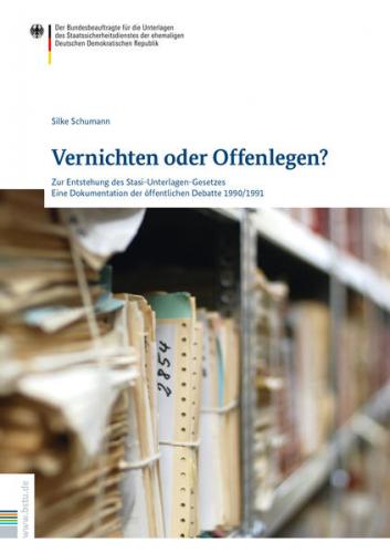 Vernichten oder Offenlegen? 