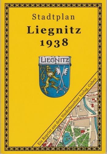 Stadtplan Liegnitz 1938 