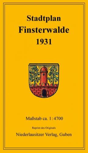 Stadtplan Finsterwalde 1931 