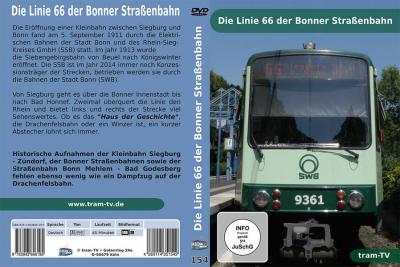 Die Linie 66 der Bonner Straßenbahn 