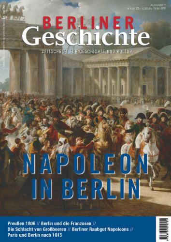 Berliner Geschichte - Zeitschrift für Geschichte und Kultur 