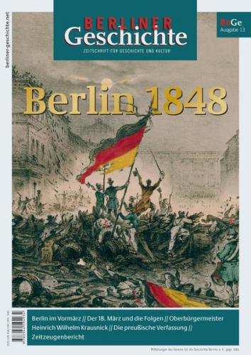 Berliner Geschichte - Zeitschrift für Geschichte und Kultur 
