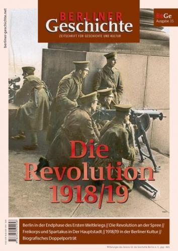 Berliner Geschichte - Zeitschrift für Geschichte und Kultur 