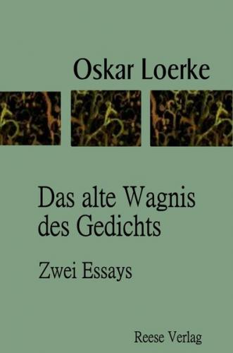 Das alte Wagnis des Gedichts (Ebook - EPUB) 